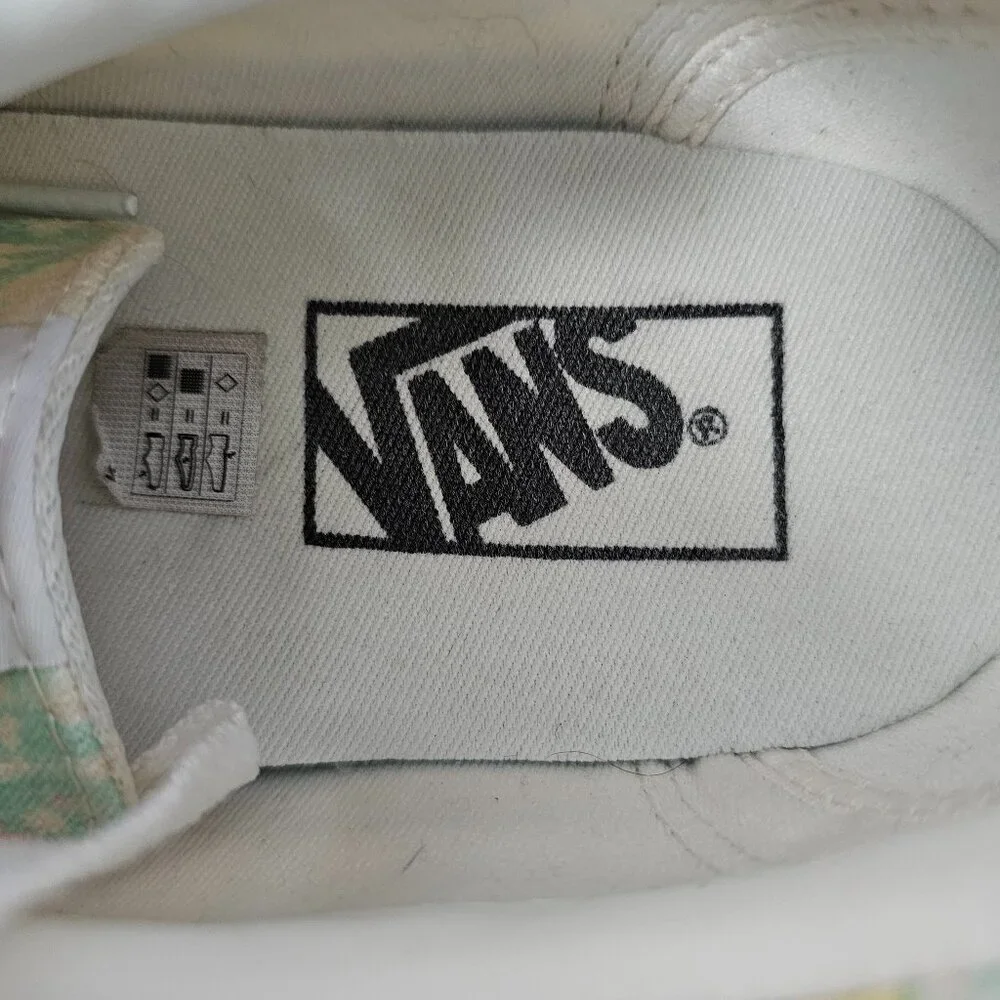 Vans Women's Ward Psychedelic Tie Dye Canvas Athletic Sneaker Shoes Size 9